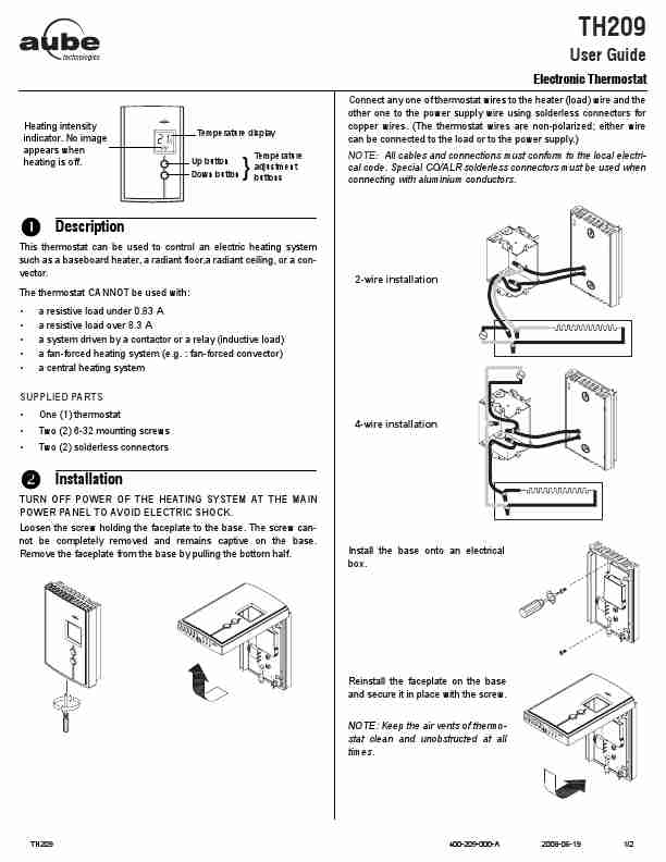 Aube Technologies Thermostat TH209-page_pdf